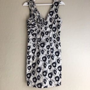 Anthropologie Trace Reese Dress Black and White